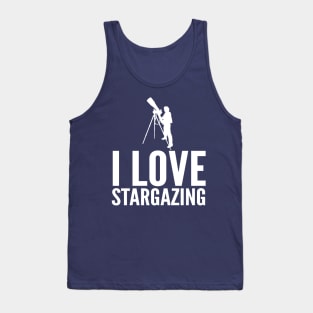 I Love Stargazing Astronomy Fan T-Shirt Tank Top